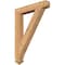 Ekena Millwork Traditional Arts & Crafts Smooth Bracket, Western Red Cedar, 3 1/2"W x 24"D x 32"H BKT04X24X32TRA03SWR - alternate 1